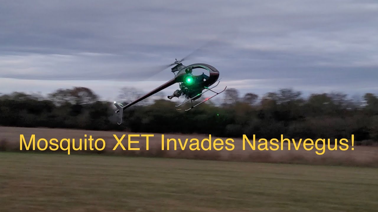 Mosquito Helicopter XET Invades Nashvegus 2020 When Pigs Fly RC Heli Fly In