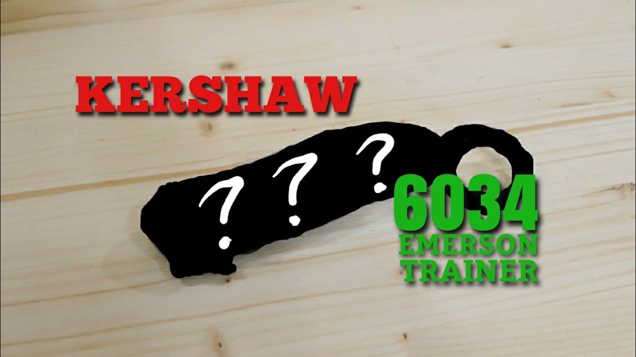 Kershaw 6034 Emerson Trainer(E-Train)Karambit Pocket Knife/Customized(Knathan's Knives)