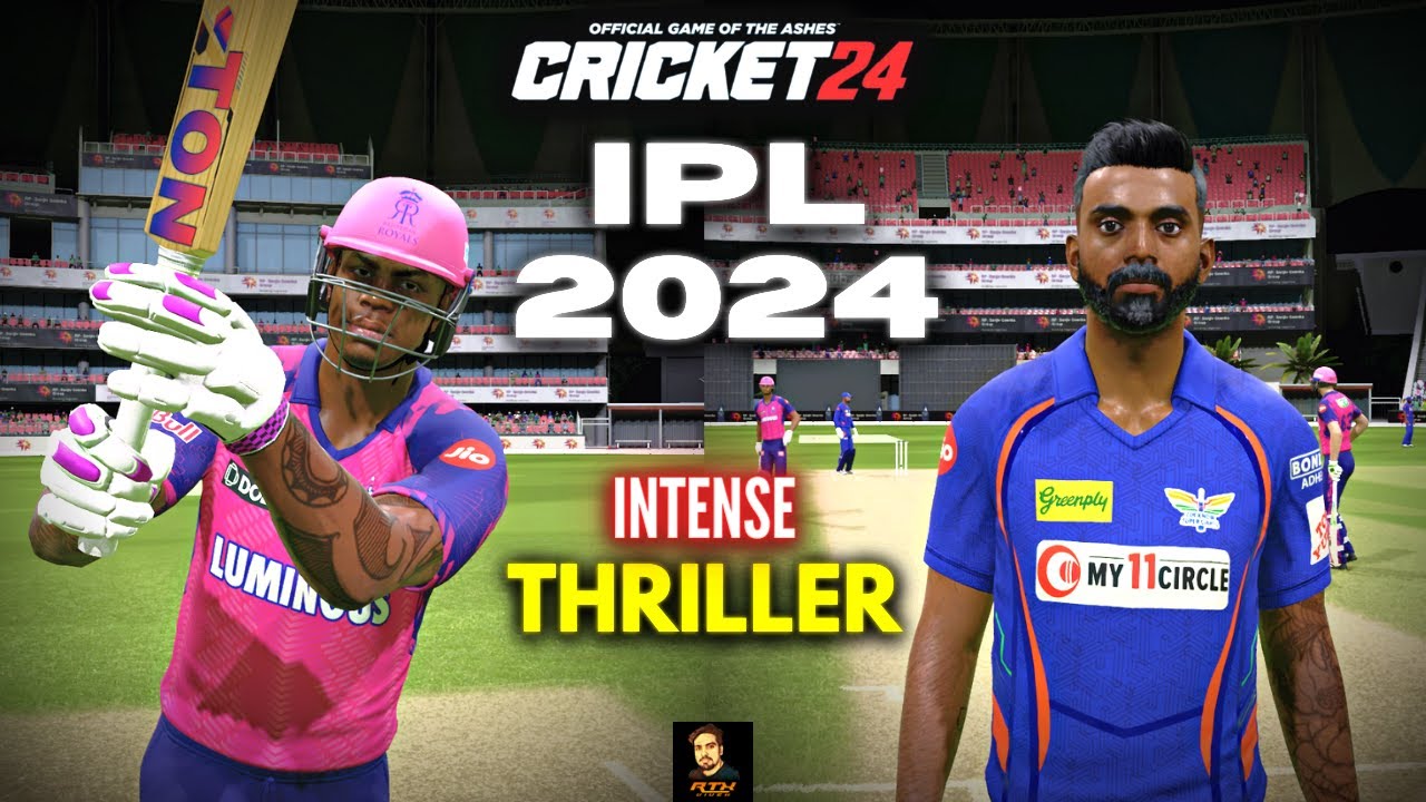 Kya Hetmyer Jita Payega RR Ko ? | RR vs LSG IPL 2024 T20 Intense High VOLTAGE⚡ Match In Cricket 24