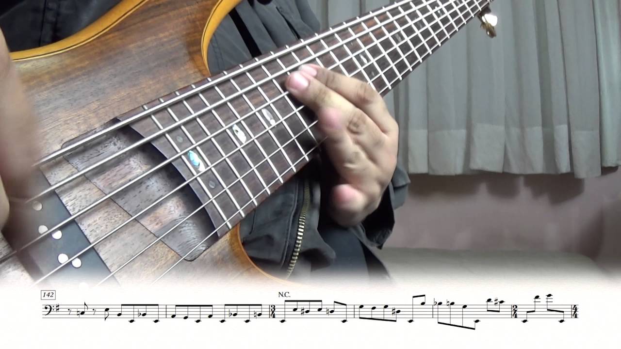 Sacrificed sons (Dream theater) - bass cover (sheet music included)