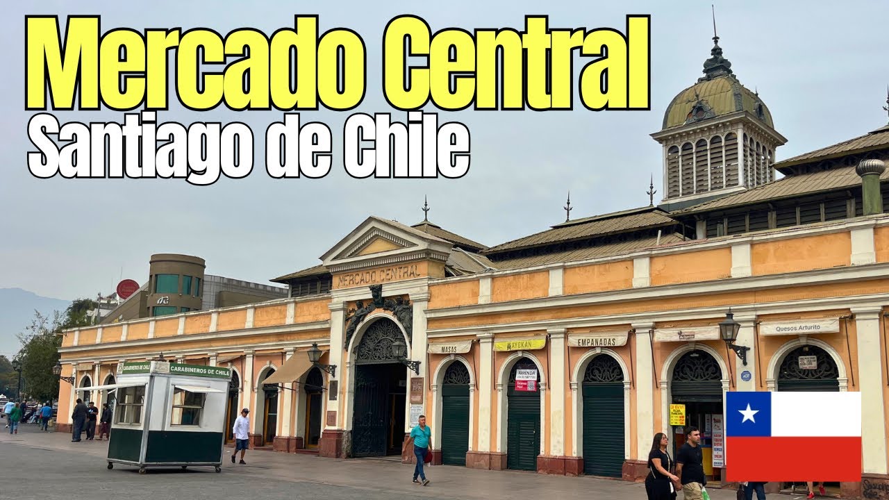 Recorriendo el Mercado Central de Santiago, Chile