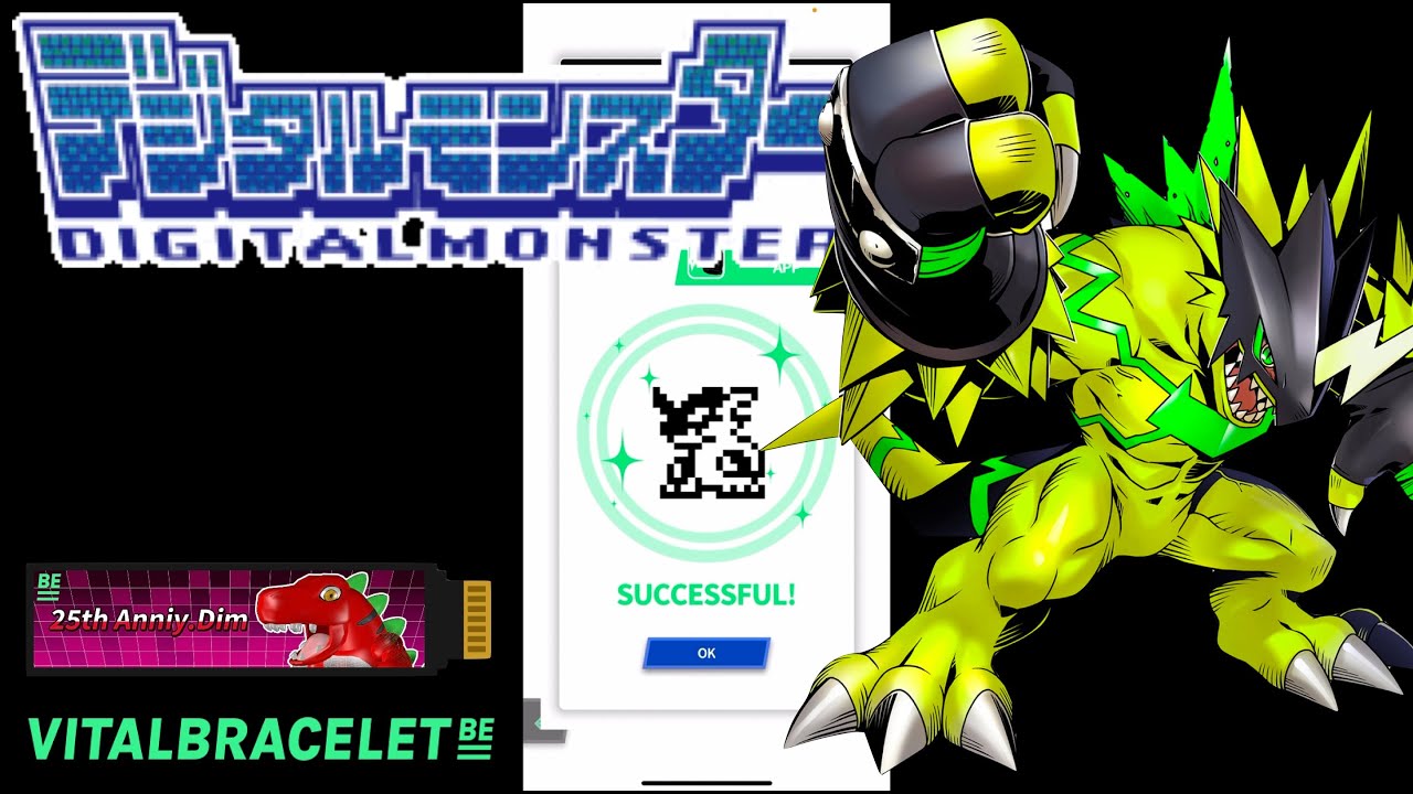 DIGIMON Vital Bracelet BE - BULKMON || Digital Monster 25th Anniversary DiM Log 14