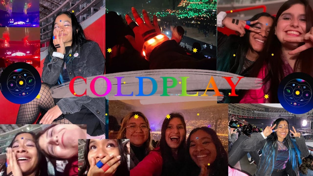 FUÍ AL CONCIERTO DE COLDPLAY!!!✨ | MUSIC OF THE SPHERES WORLD TOUR 💫