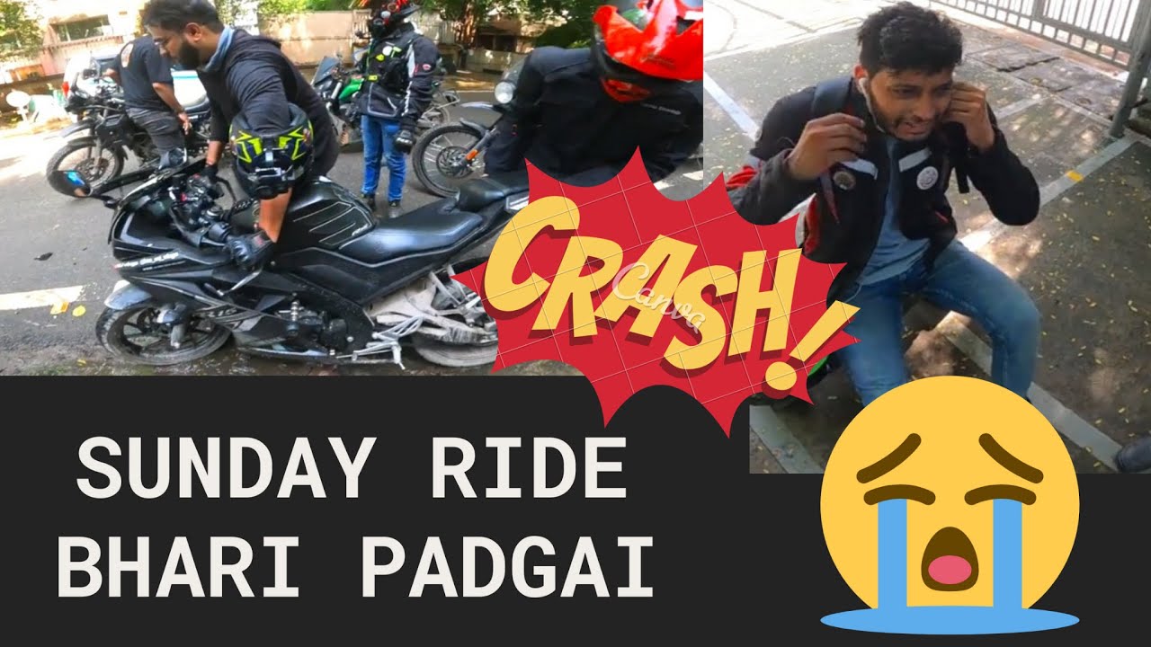 r15 live crash || bike accident || why did it happen?||