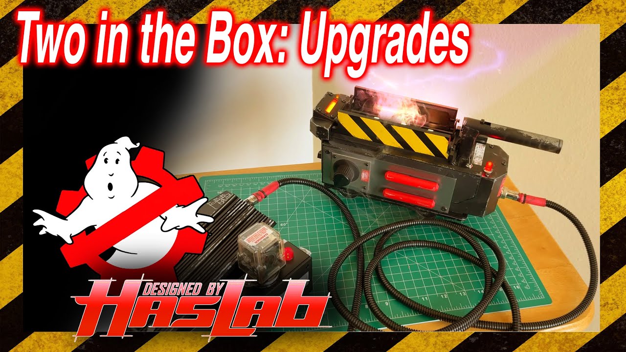 Nice!!  Haslab Two in the Box Ghost Trap Upgrade!!       #ghostbusters #haslab #ghosttrap #upgrades
