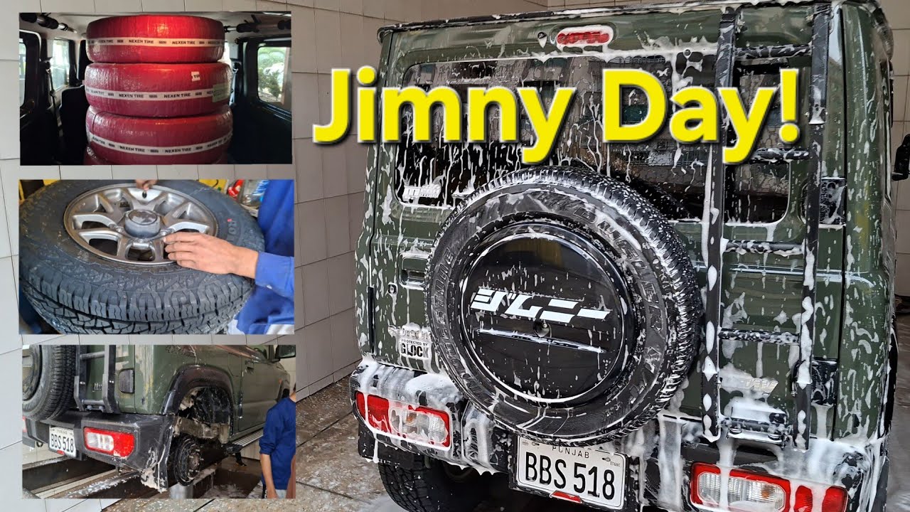 Car Maintenance | Service | Tyre Change | AT Tyres | Suzuki Jimny | Ceeti Camper | @TravelWithIrfans