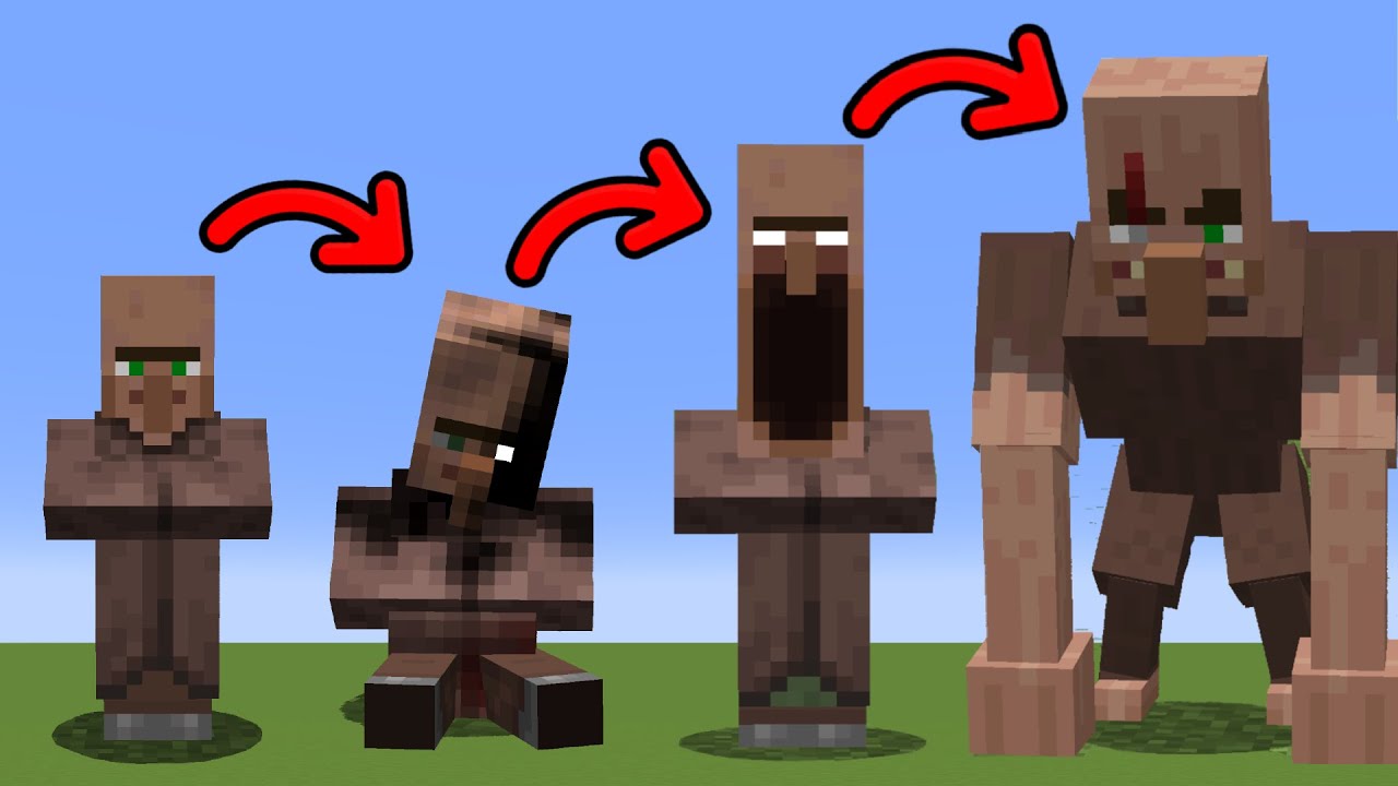 Villager ALL PHASES in Minecraft
