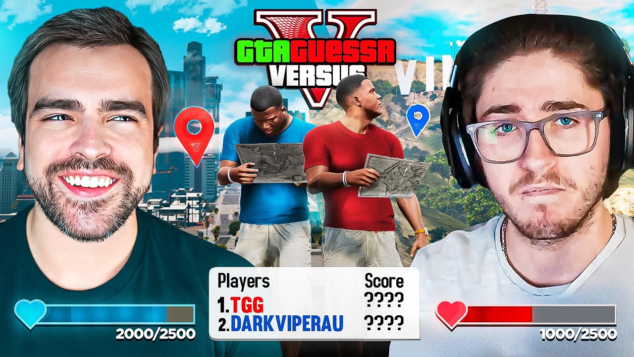 TGG vs DarkViperAU Rematch! - New Survival Knockout Mode - GTAGuessr Versus #16