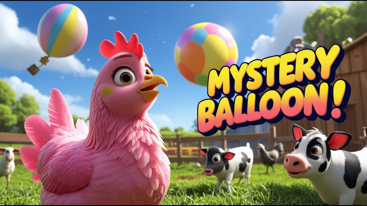 The Mystery of the Flying Balloon 🎈 | Galinha Rosinh