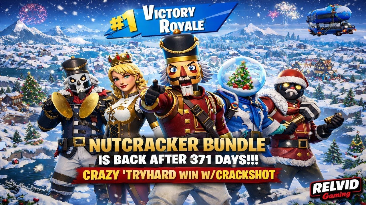NUTCRACKER BUNDLE IS BACK AFTER 371 DAYS!!! 🥶🔥ULTRA TRYHARD WIN W/CRACKSHOT | |PART 1