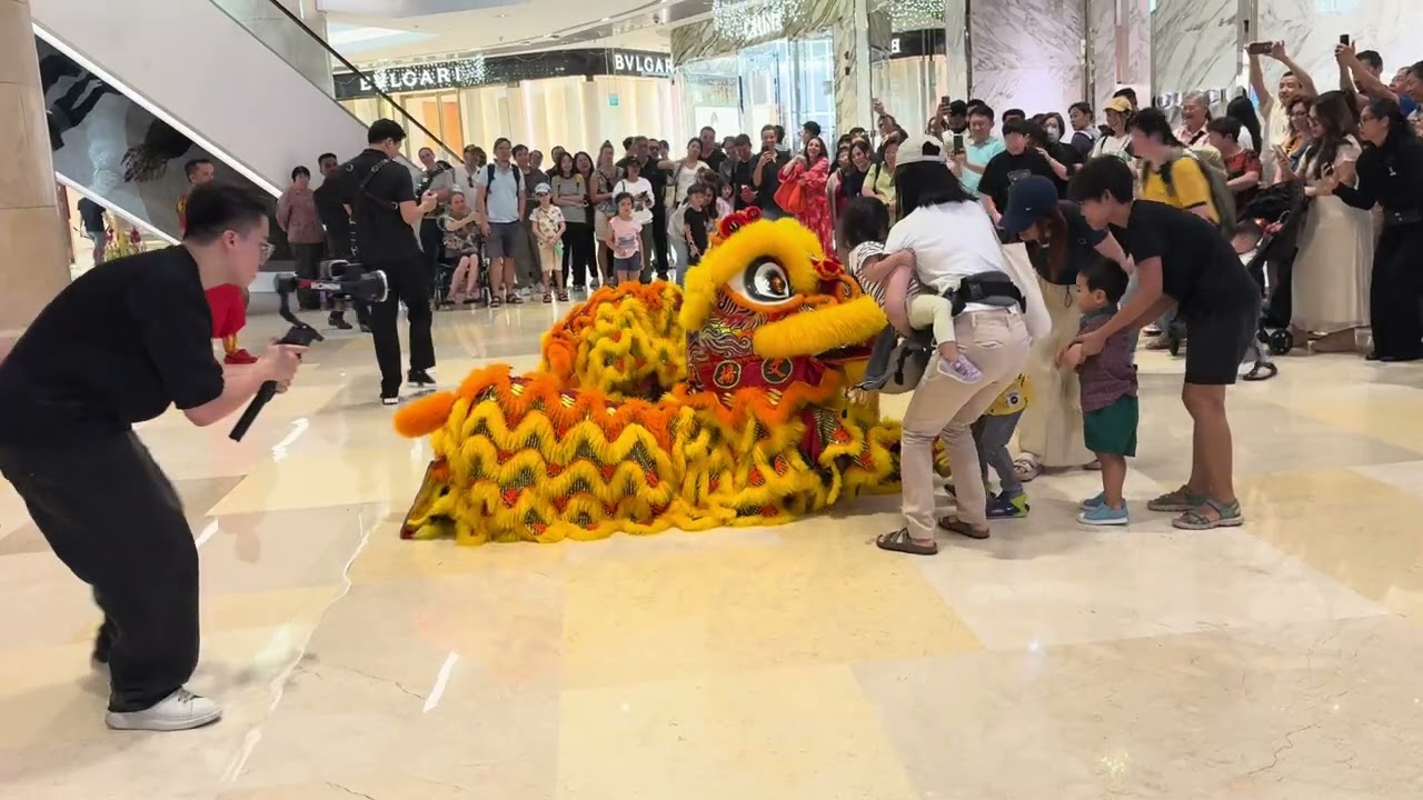 Roar your way into abundance for CNY with the lion dance troupe at Ion Orchard mall 😊 
