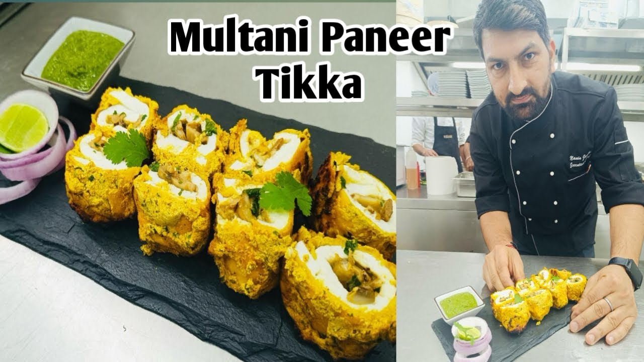 Multani Paneer Tikka | मुल्तानी पनीर टिक्का | Chef Naveen Joshi | Tikka Recipe | Paneer Recipe