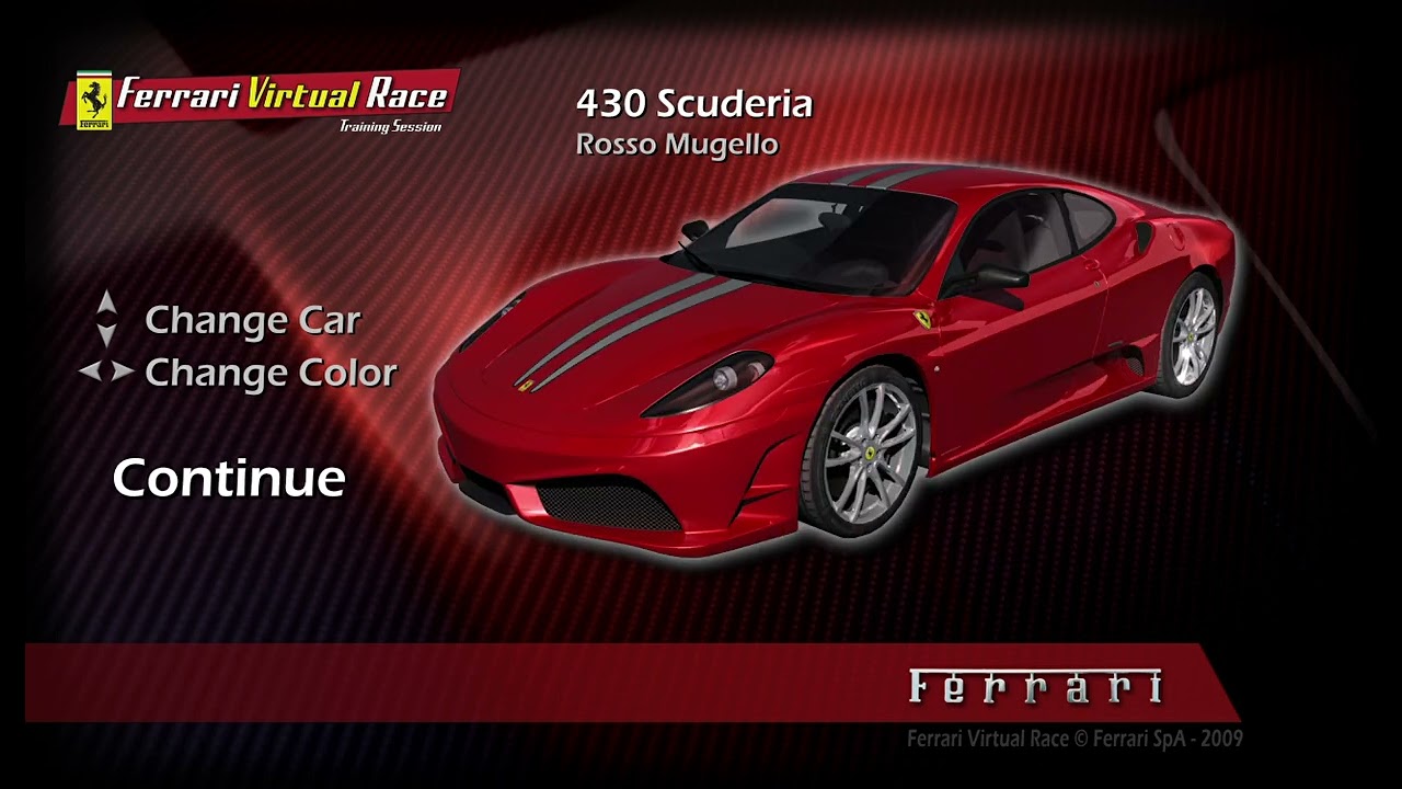 I didn't know this was a racing game made by Ferrari back in 2009
