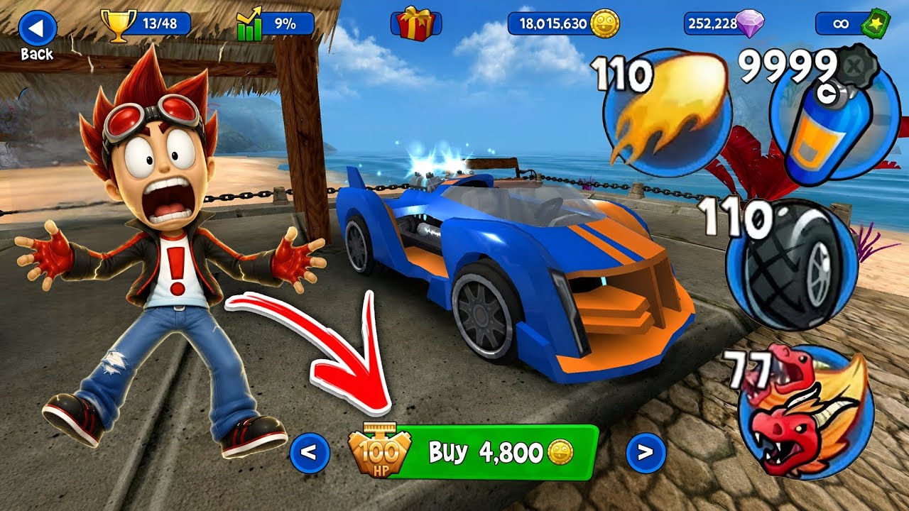 &ldquo;I Finally Unlocked KILLAWATT For FREE 😱&rdquo; | Beach Buggy Racing MOD APK 🎮 |