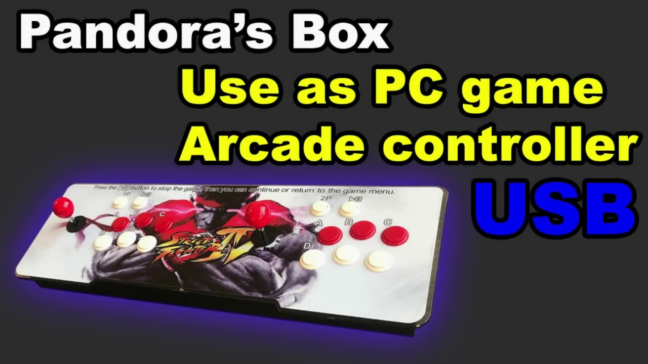 ✅  Pandora's Box Arcade use as PC game controller fight stick 800in1 4x Raspberry Pi