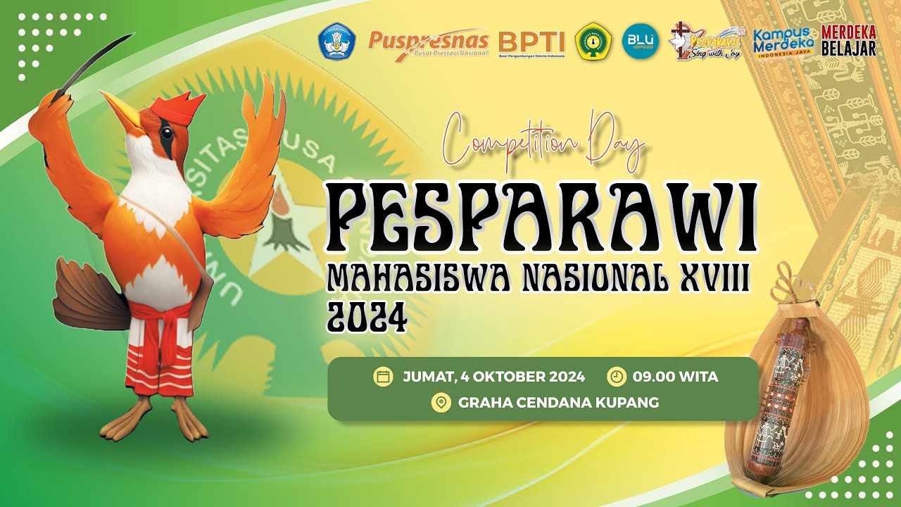 PESPARAWI MAHASISWA NASIONAL XVIII 2024 - HARI 2 SESI 1