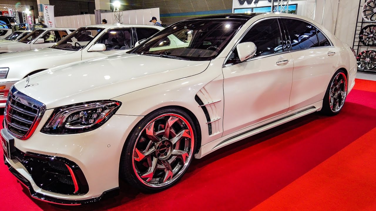 (4K)WALD MERCEDES S CLASS BLACK BISON ヴァルド ベンツSクラス ブラックバイソン - OSAKA MOTOR SHOW 2019