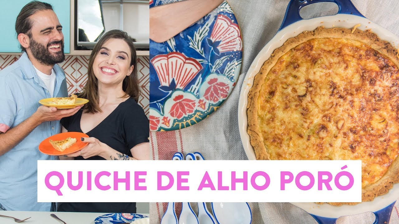 Quiche de alho poró deliciosa! | O Chef e a Chata