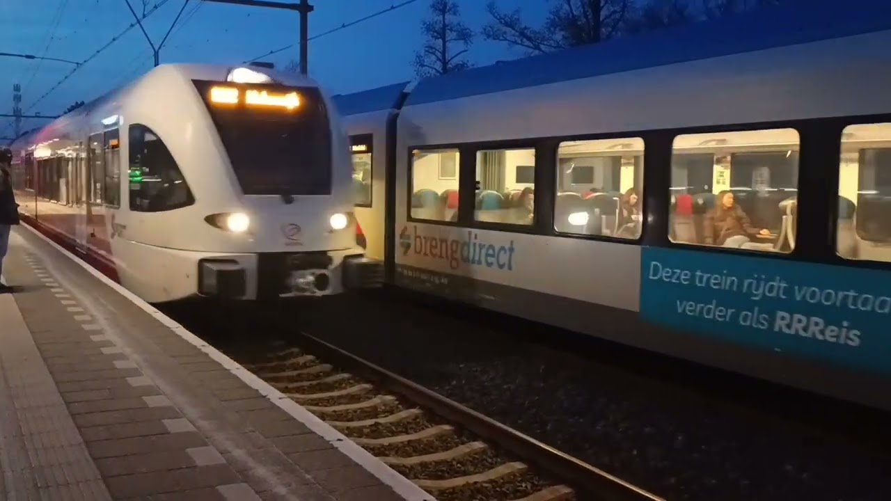Breng + RRReis en Arriva + RRReis GTW op station Duiven