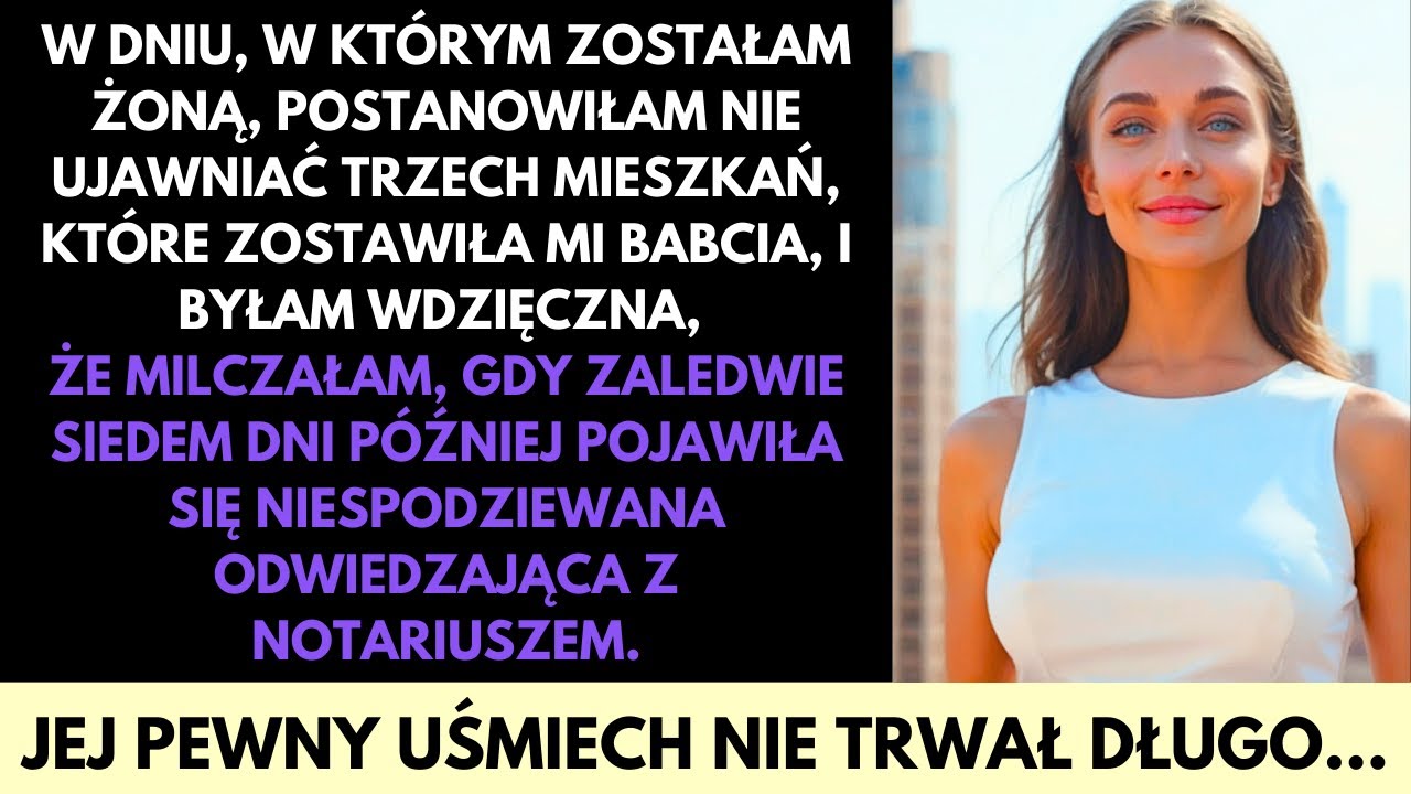 Po 7 Dniach Małżeństwa Zapukał Notariusz—Dobrze, Że Ukryłam To, Co Zostawiła Babcia