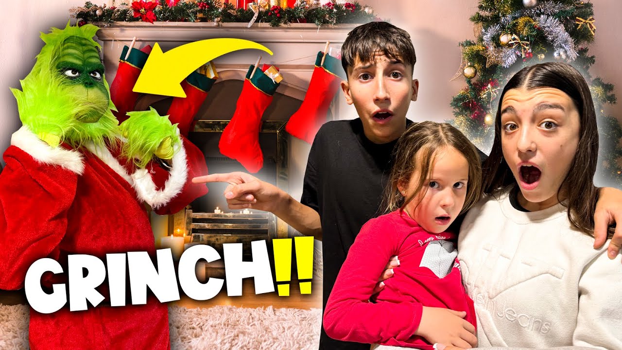 ¡EL GRINCH APARECE EN CASA Y NOS ROBA LA NAVIDAD! 😱🎄