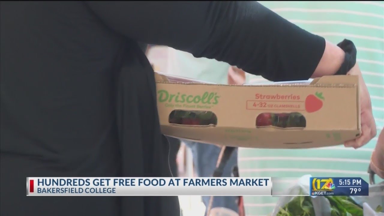 BC Farmers Market provides free food