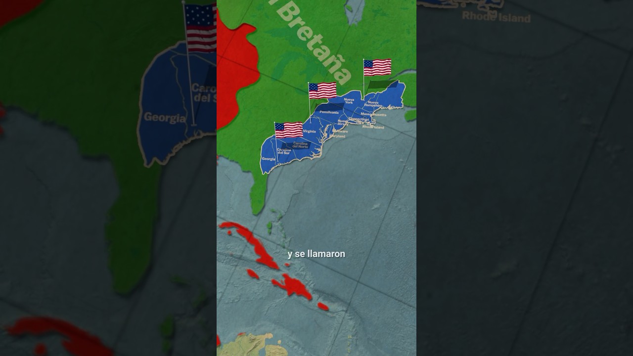 &iquest;Por qu&eacute; Estados Unidos es tan grande? 🇺🇸 De 13 colonias a 50 estados 🤯
