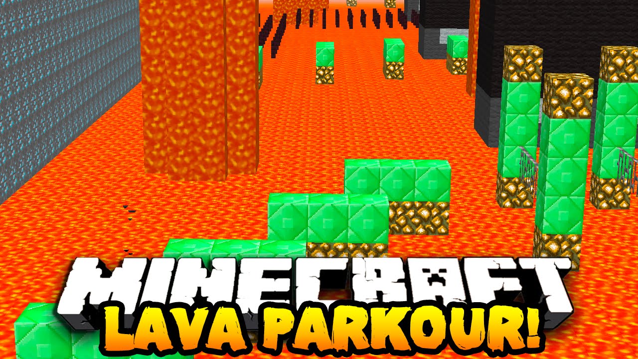 Minecraft LAVA PARKOUR! (Custom Parkour Map!) #3 END! w/PrestonPlayz, Kenny & PeteZahHutt