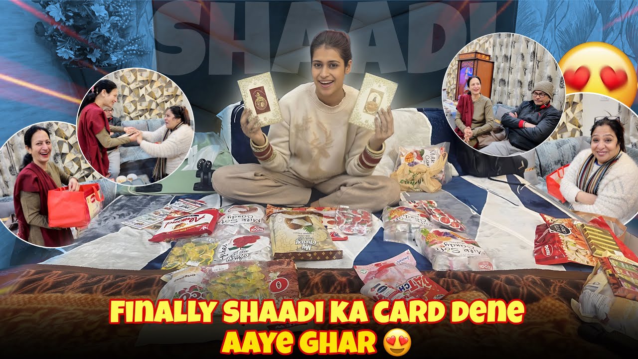 Finally Shaadi Ka Card Dene Aaye Ghar 😍