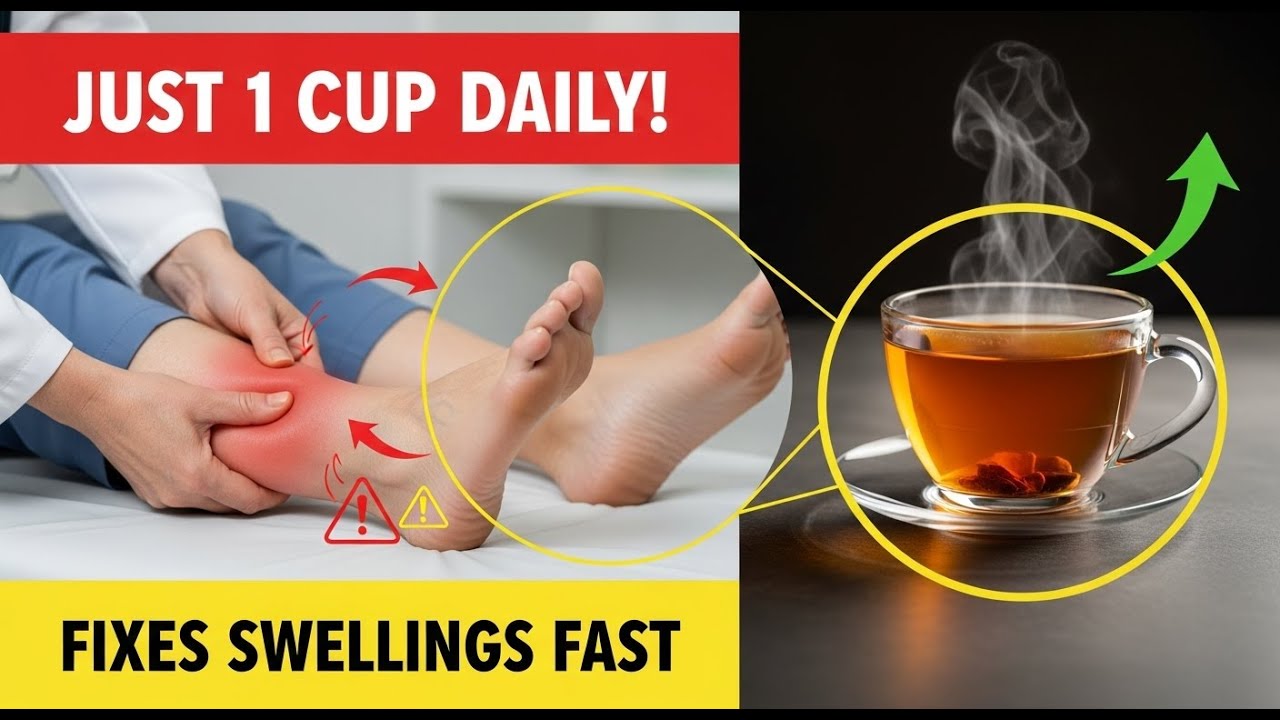Swollen Ankles? This 5-Minute Kitchen Remedy Drains Fluid in 48 Hours (Doctor Approved)