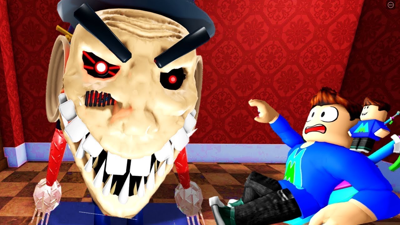 MegaSquad Mo Fights this RICH ROBLOX DEV ! Escape Sir Scary's Mansion HARD MODE - Scary Obby