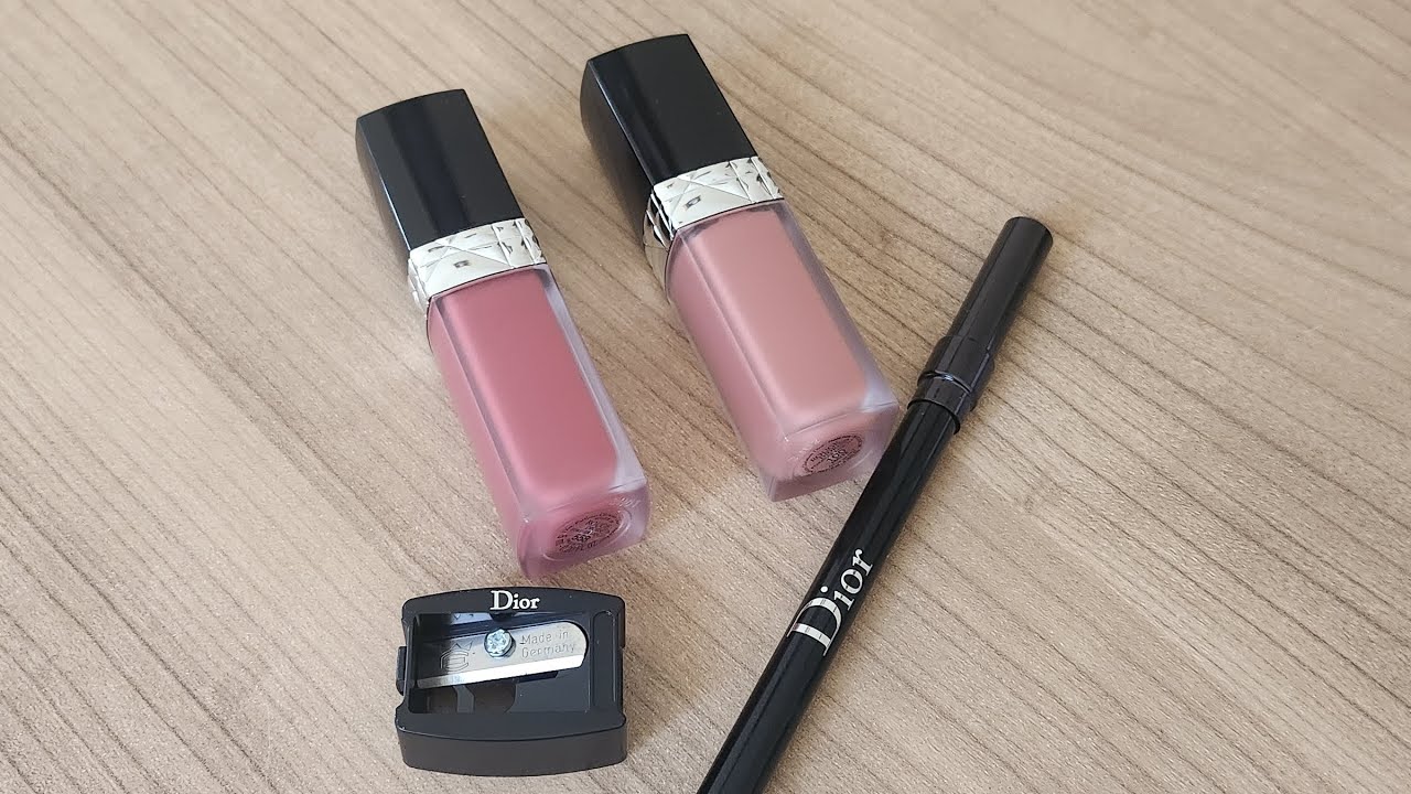 Dior dudak kalemi ve likit rujlarını denedim😎