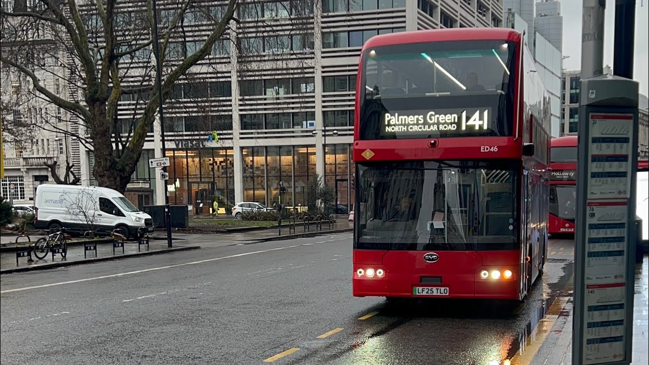 (141 bus) Arriva ED46 LF25 TL0 BYD BD11