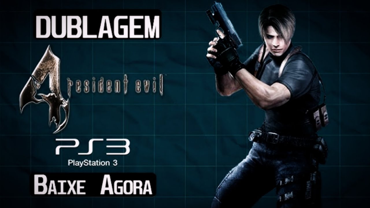 (PS3) Resident evil 4 hd dublado em PKG link primeiro comentário!!!👻💀