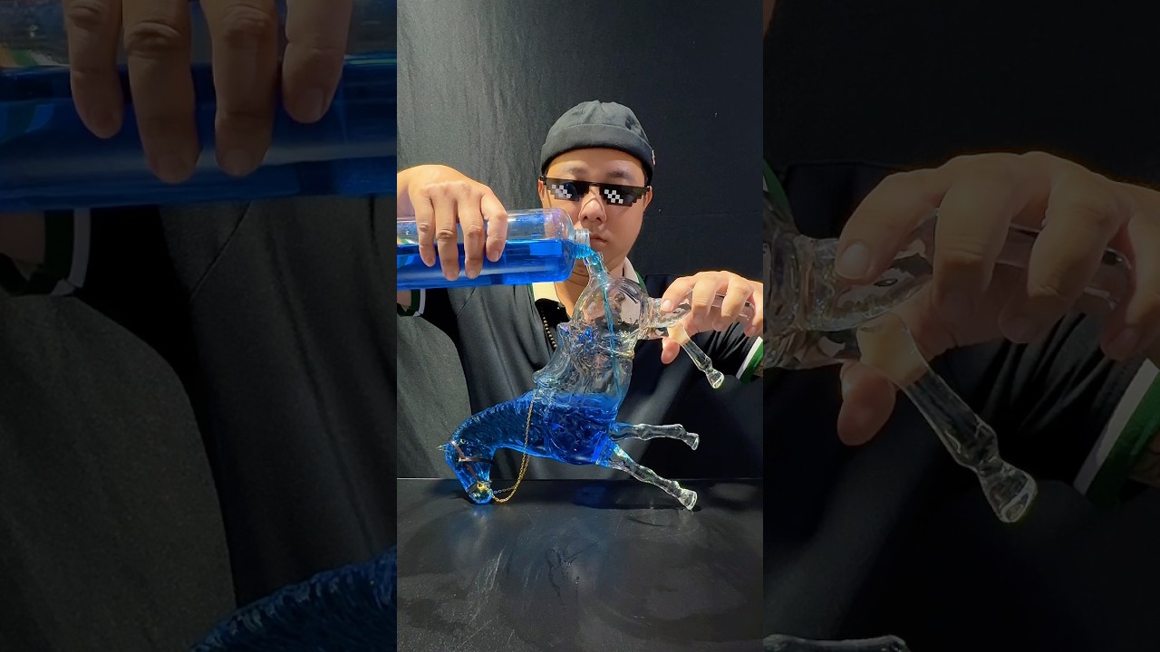 Wow ASMR Drinking Sound | Fanta BLUE Horse 