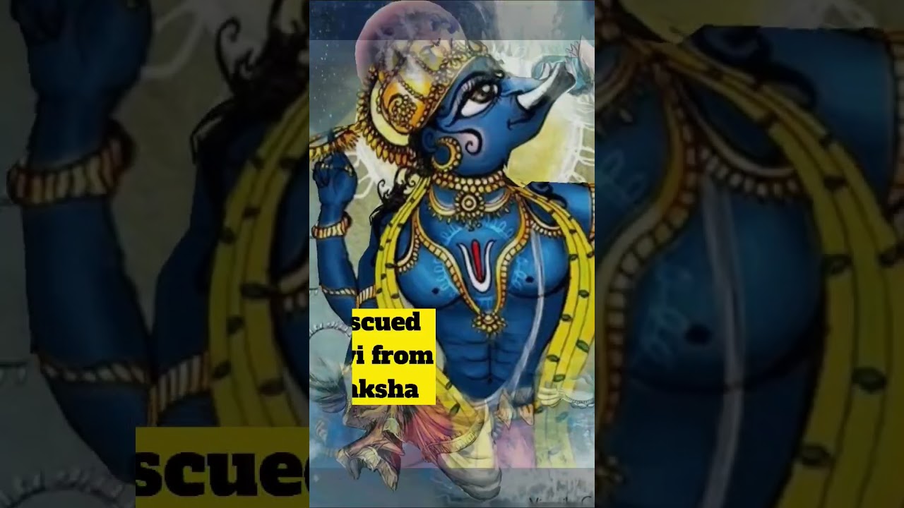 Varaha Roopam - MahaVishnu's 3rd Incarnation #shorts #varaharoopam #trending #hinduism