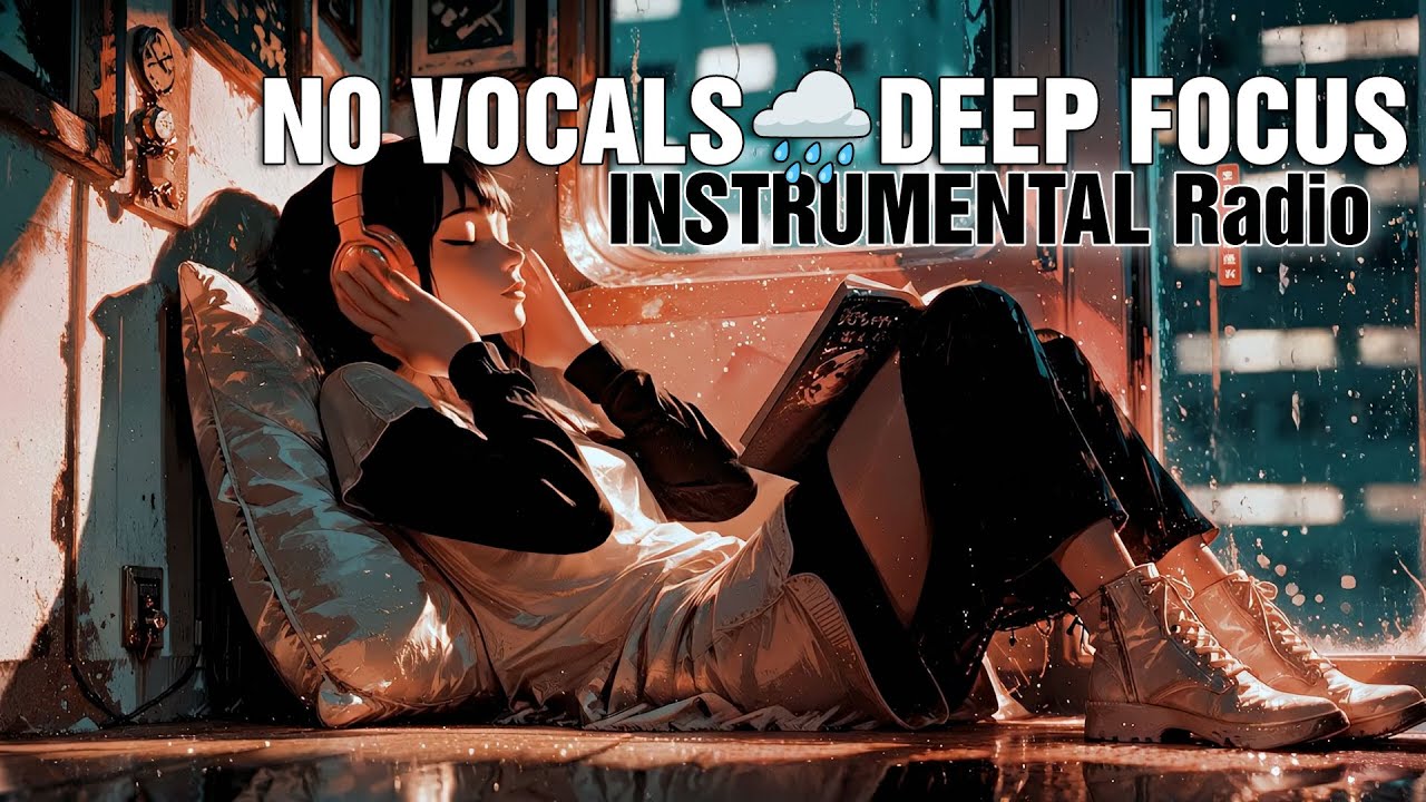 Lofi Instrumental Radio 24/7 with 180+ Tracks 🎧 Calm Beats for Focus & Relax