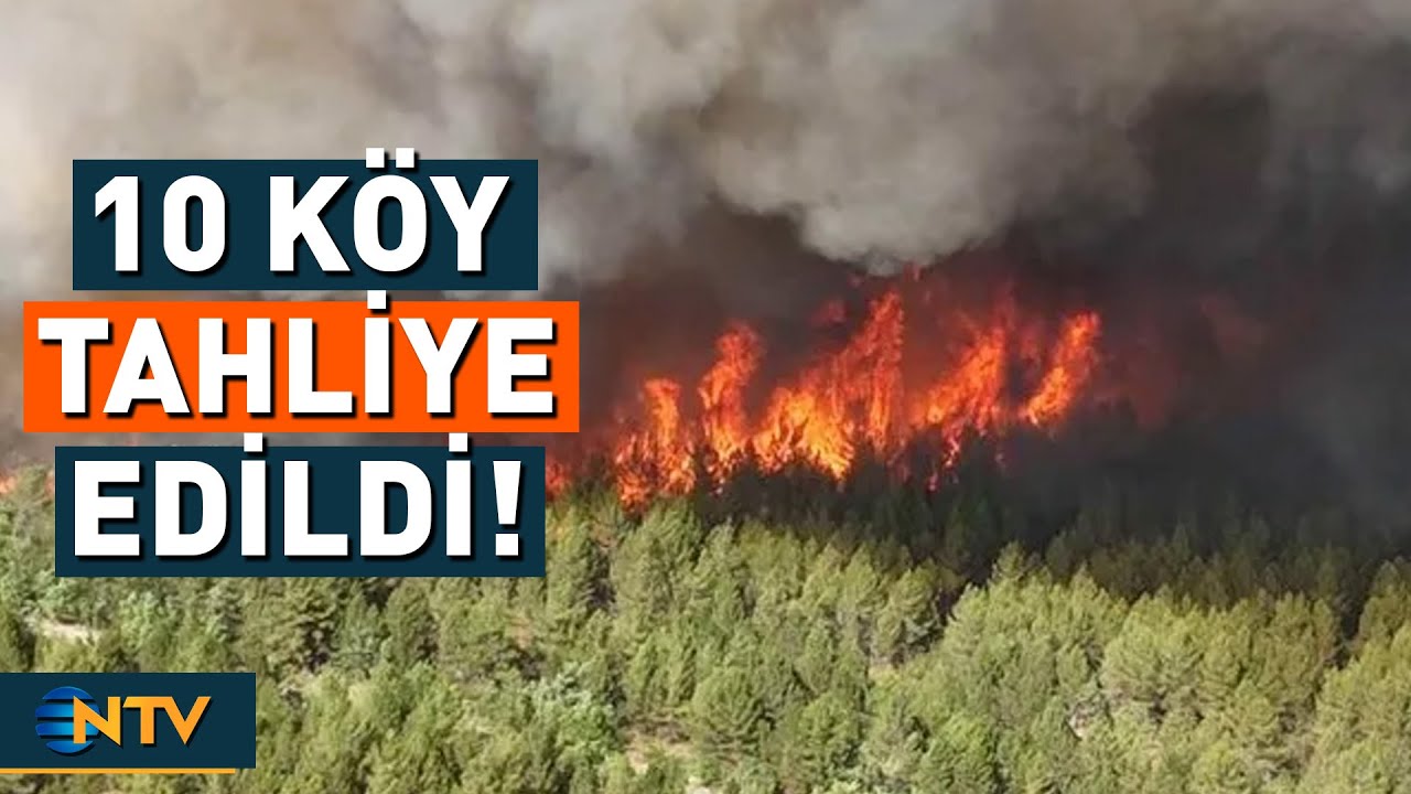 Karabük'te Yangının Büyümesiyle 10 Köy Boşaltıldı | NTV