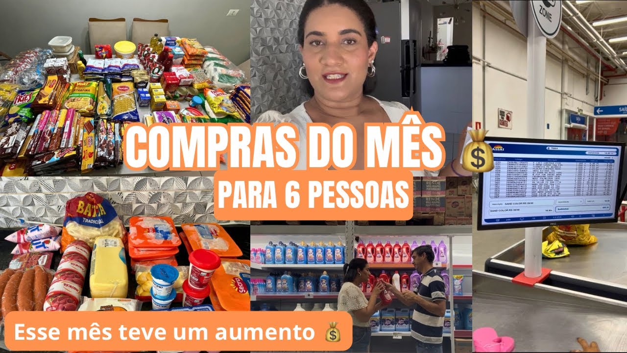COMPRAS DO MÊS | QUANTO GASTAMOS ESSE MÊS? 💰| ESSE MÊS AUMENTOU 