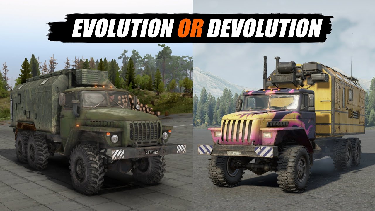 Evolution of Trucks from Spintires to Snowrunner | All 3 Games