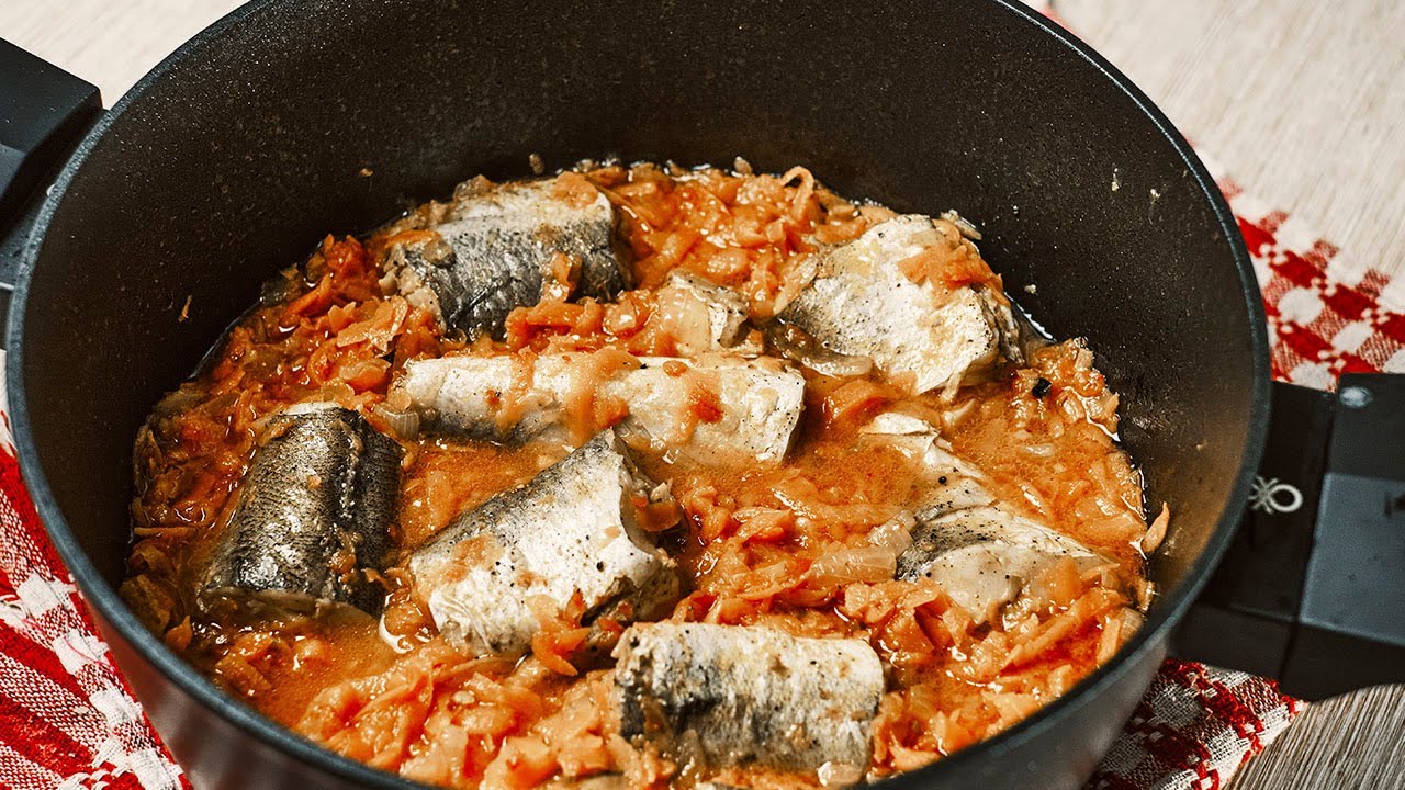 Тушенная рыба! Вкусно, Просто, Быстро и легко