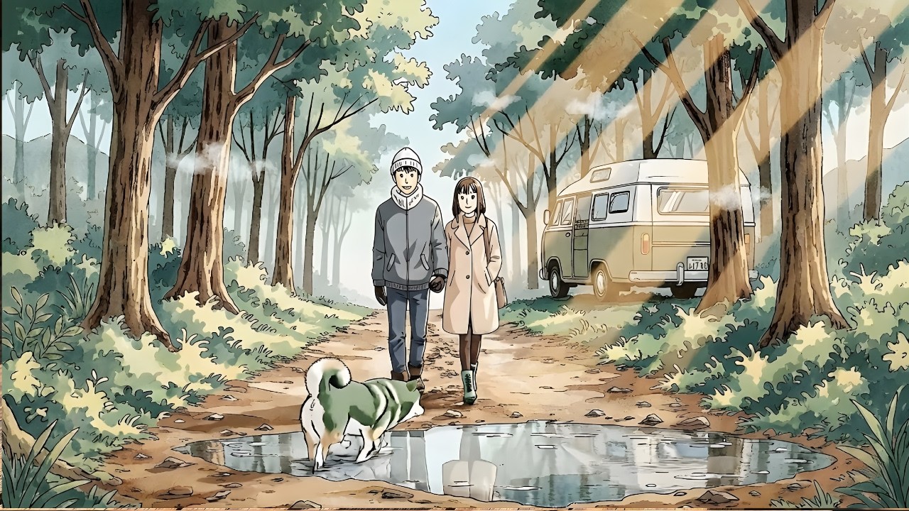A Rainy Day on a Family Road Trip in Our Mobile Home  Cozy Vanlife 🚐 雨のキャンピングカー