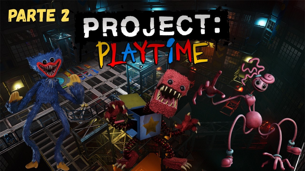 PROJECT PLAYTIME PARTE 2 😱 Fugimos por MUITO POUCO! Gameplay Insana!