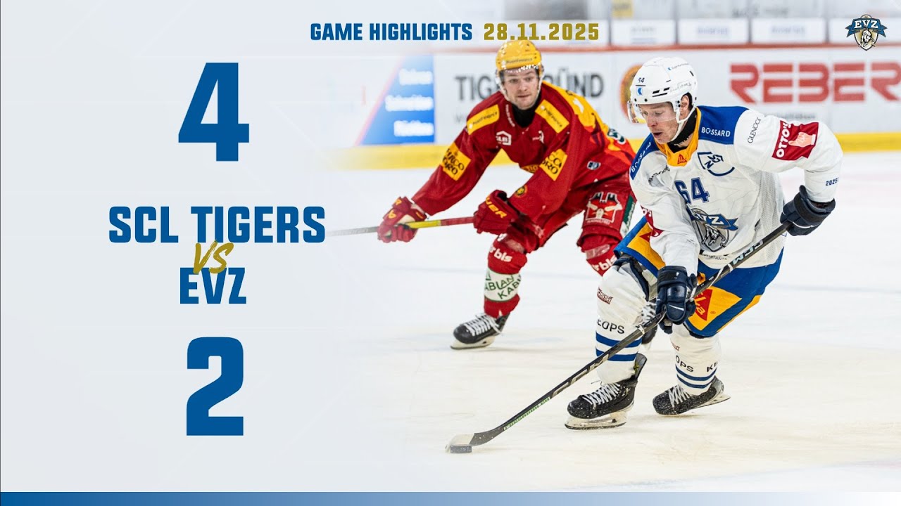 Game Highlights: SCL Tigers vs EVZ 4:2