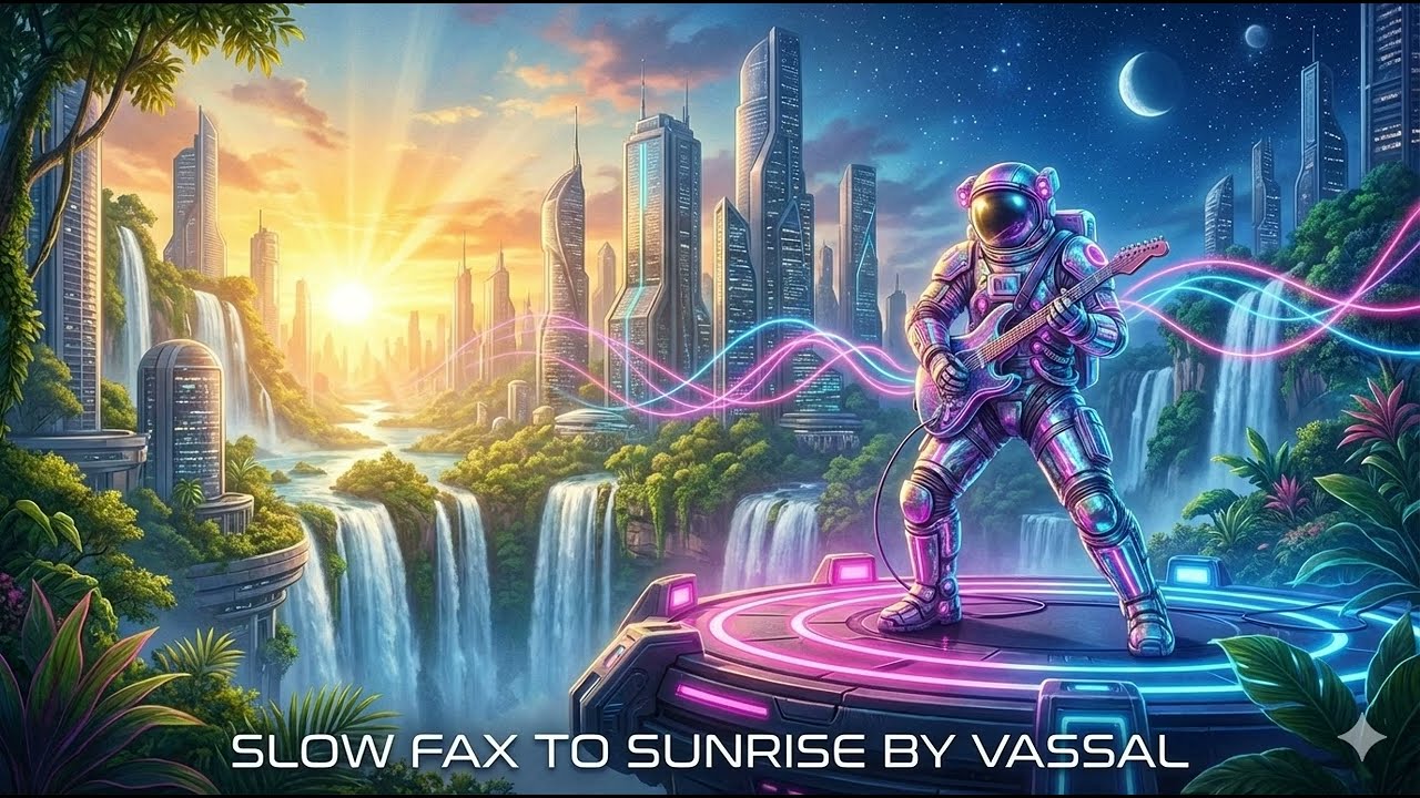 Slow Fax To Sunrise | Slow Mid-Tempo Afro House Groove for Focus & Flow