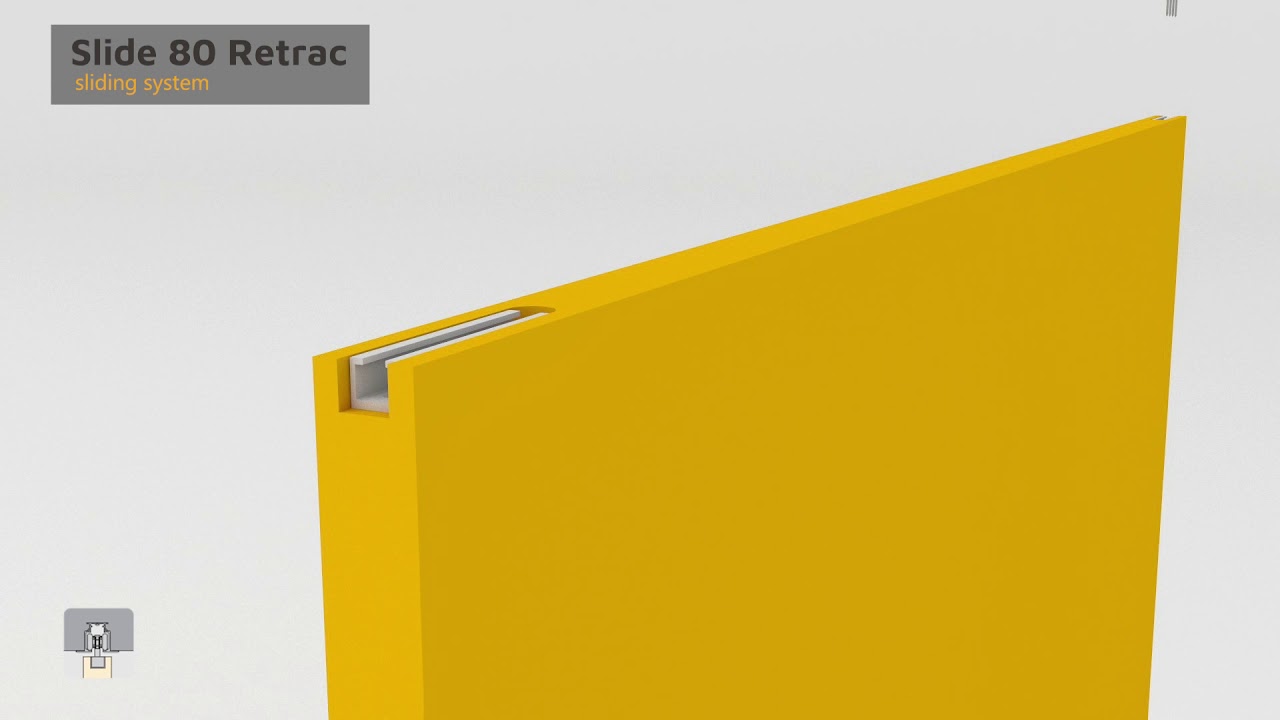 Como montar una puerta corredera de madera a tope de techo con el sistema Slide 80 retrac