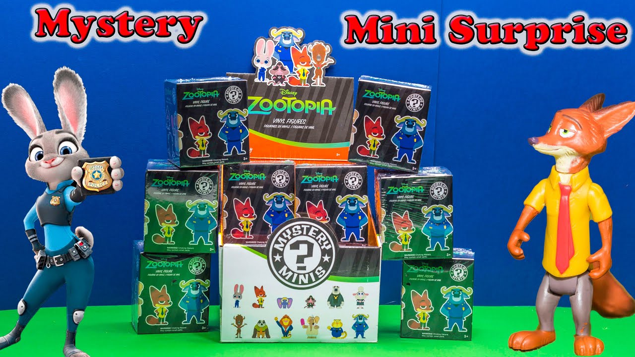 Opening Zootopia Surprise Mystery Minis Toys