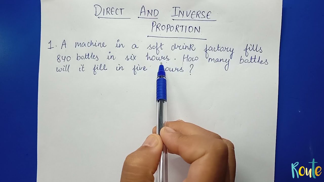 Direct and Inverse proportion ll how to solve questions ll Class 8 ll Chapter 13