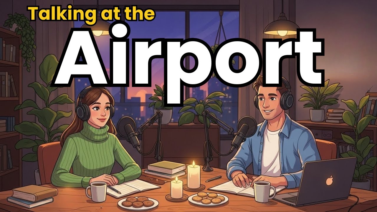 How to Talk About the Airport in English | English Podcast for Speaking Fluency