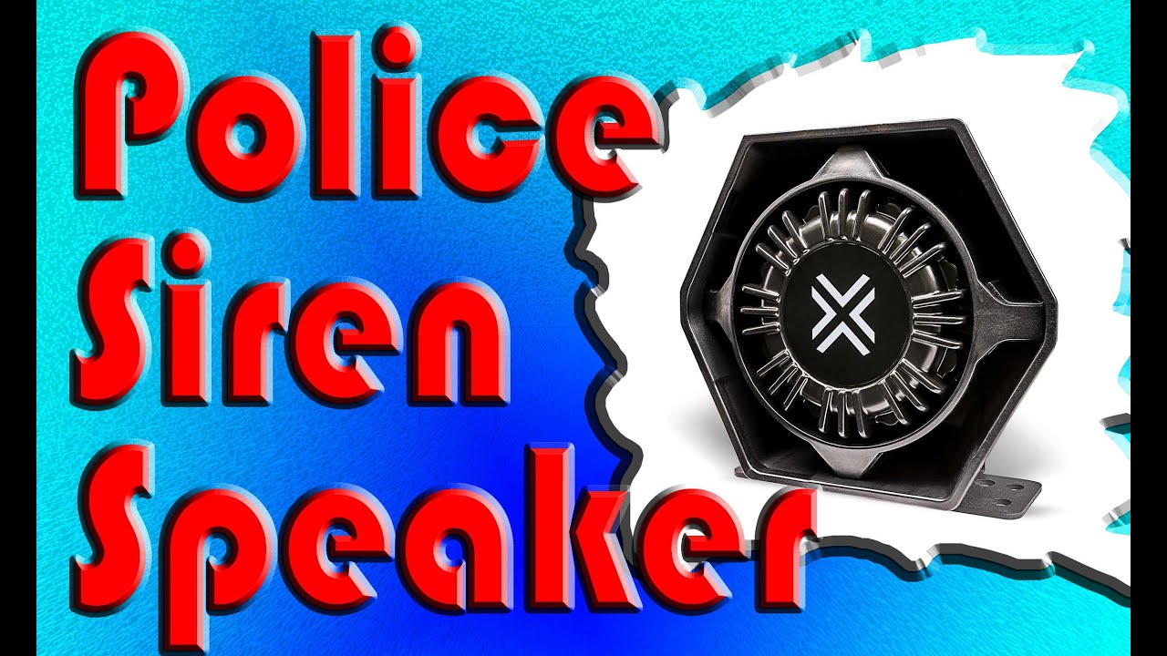 Best Police Siren Speaker 2022 for Emergency Fire Vehicles